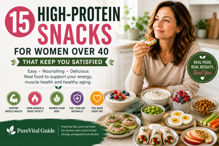 15 High-Protein Snacks for Women Over 40 That Keep You Satisfied
