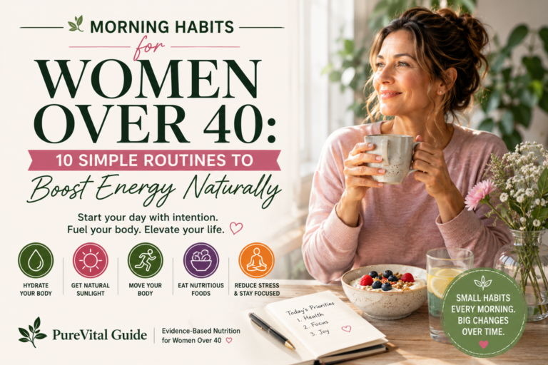Morning Habits for Women Over 40: 10 Simple Routines to Boost Energy Naturally