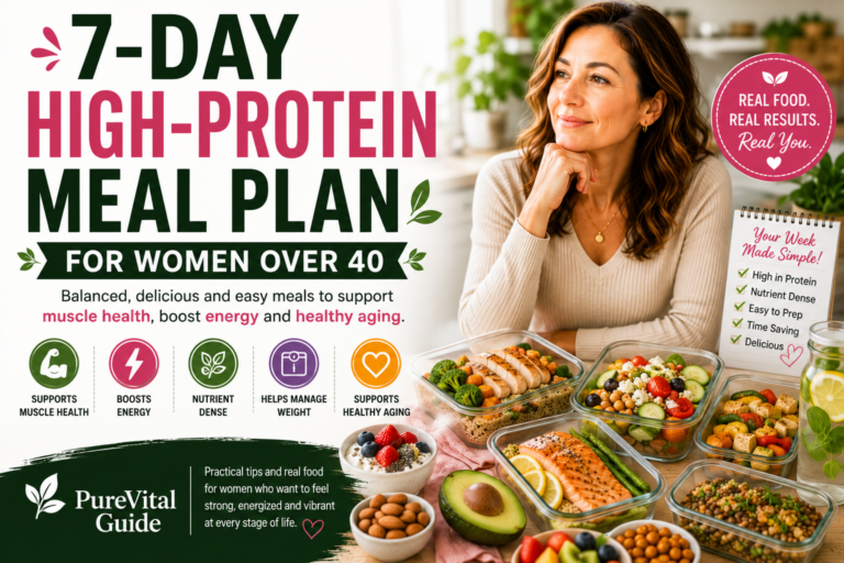 7-Day High-Protein Meal Plan for Women Over 40