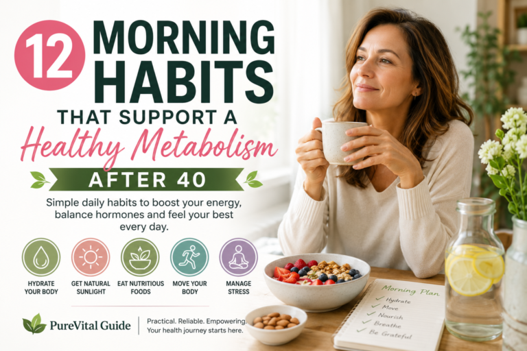 12 Morning Habits That Support a Healthy Metabolism After 40