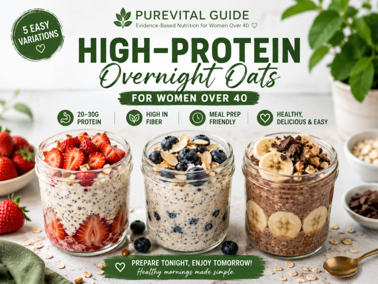 High-Protein Overnight Oats for Women Over 40: 5 Easy Variations