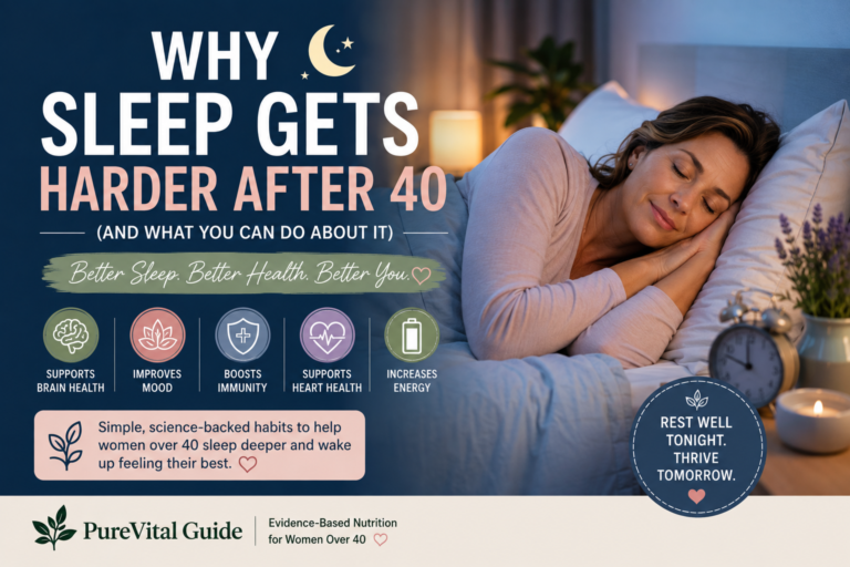 Why Sleep Gets Harder After 40 (And What You Can Do About It)
