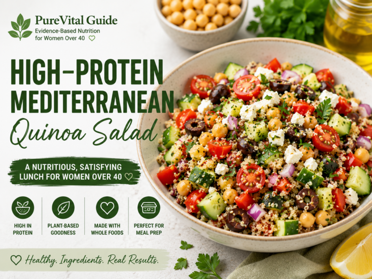 High-Protein Mediterranean Quinoa Salad: Easy Healthy Lunch