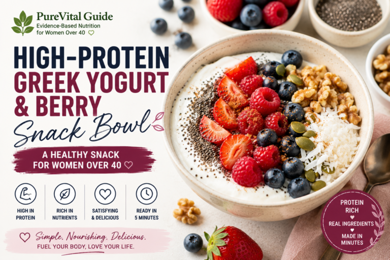 High-Protein Greek Yogurt & Berry Snack Bowl | PureVital Guide