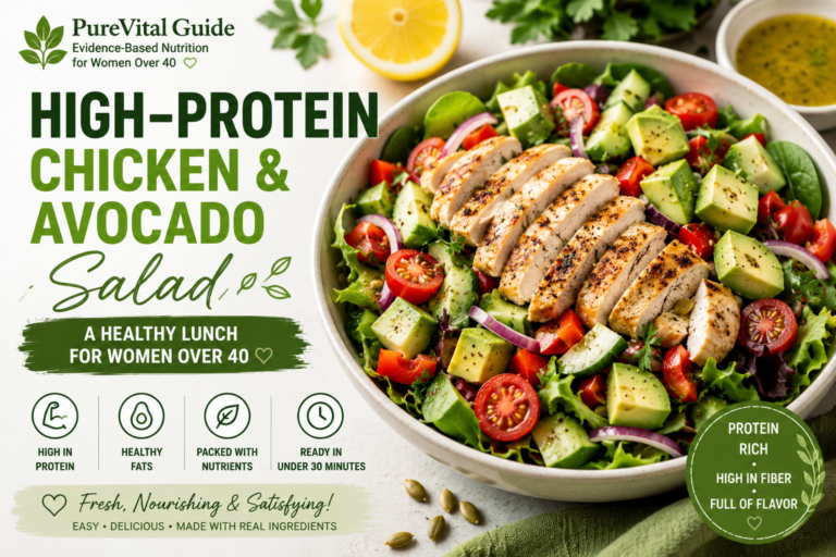 high-protein-chicken-avocado-salad
