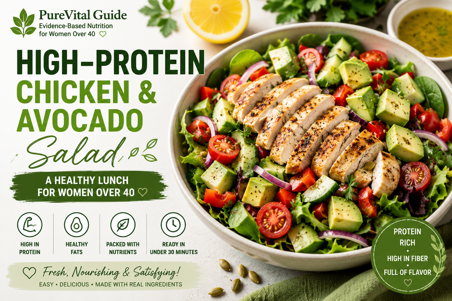 high-protein-chicken-avocado-salad