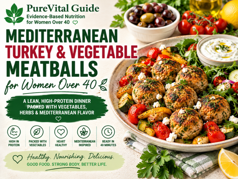 Almôndegas Mediterrâneas de Peru e Legumes