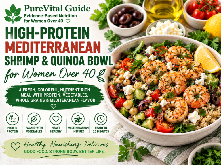 High-Protein Mediterranean Shrimp Bowl for Women Over 40