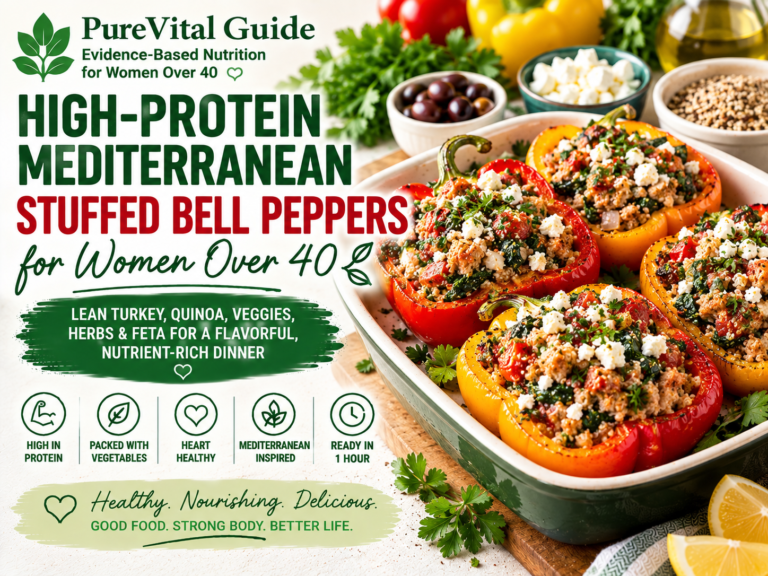 High-Protein Mediterranean Stuffed Bell Peppers for Women Over 40
