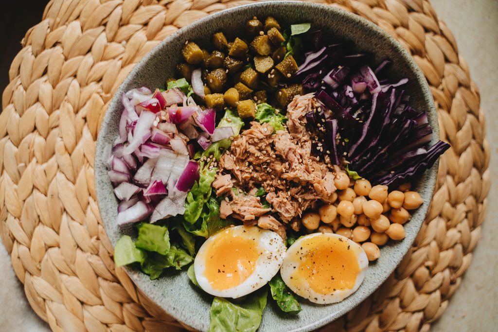 High-Protein Tuna & White Bean Mediterranean Salad for Women Over 40