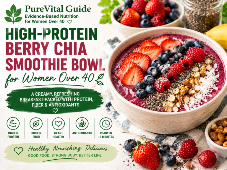 Smoothie Bowl de Chia com Frutas Vermelhas
